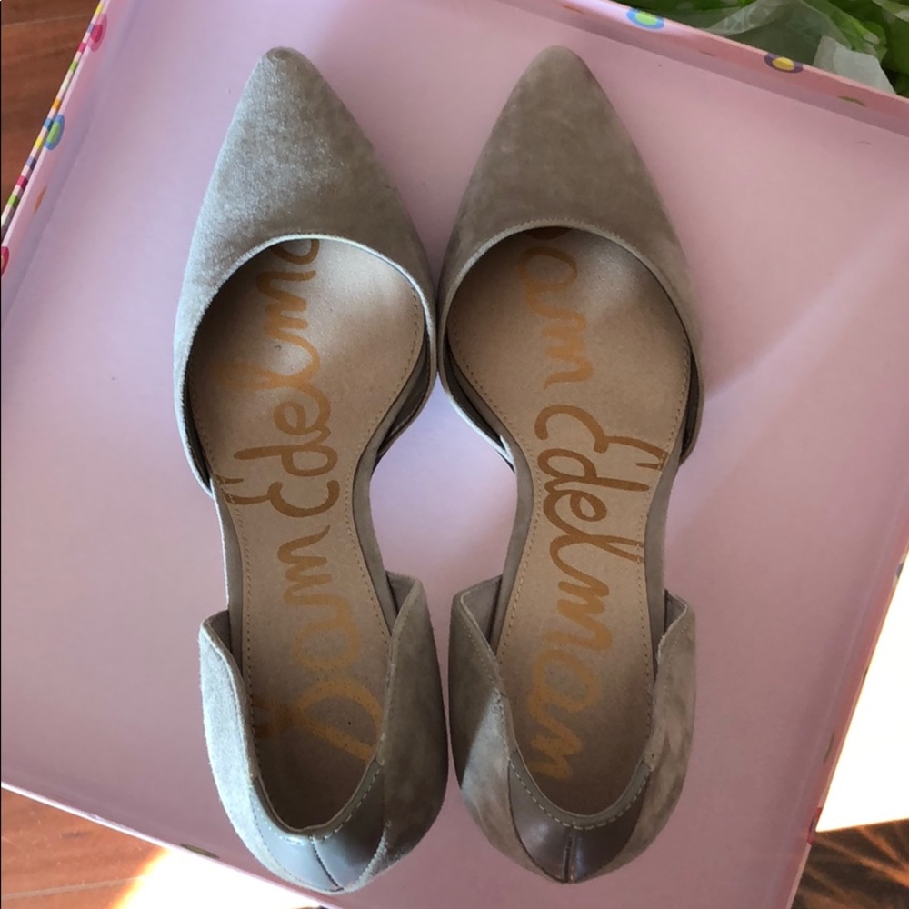 Sam Edelman grey suede pumps - Picture 5 of 6
